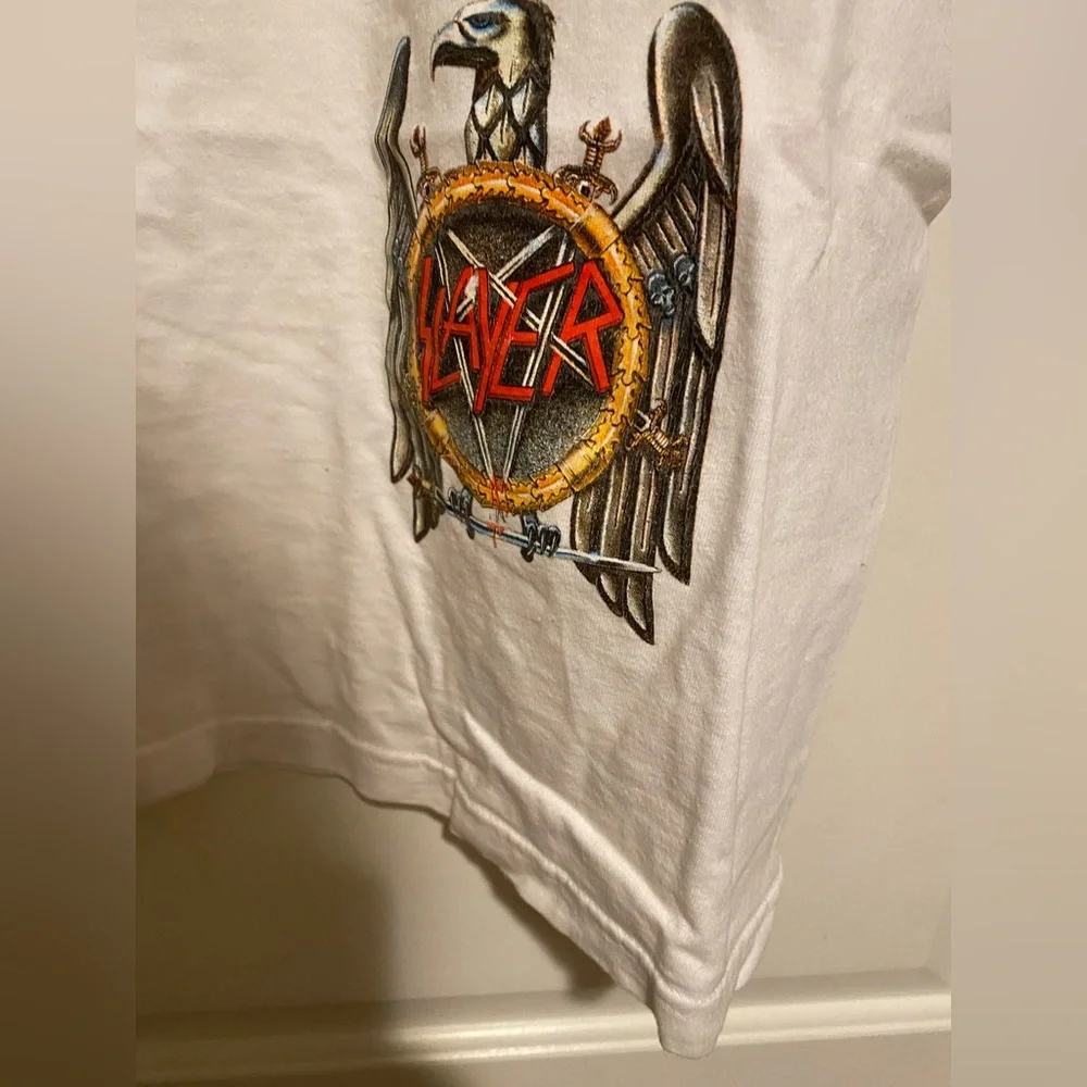 Rare Supreme Slayer Eagle Tee White - Picture 5 of 8